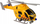Helikopter lodër Lean Toys Rescue Helicopter, ambulancë me drita, me zë, i verdhë