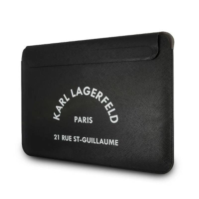 Mbulesë laptopi Karl Lagerfeld Ern Color, material sintetik, përditçme, e zezë