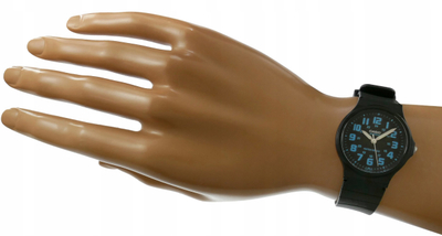 Orë dore Casio Classic MQ71-2B, mekanizëm quartz, rrip resin, e zezë