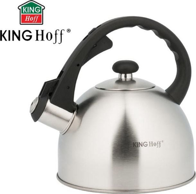 Çajnik KingHoff KH-3324, 1.5L, çelik inox, argjendtë