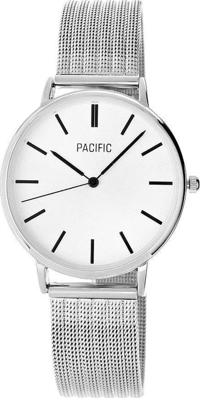 Orë dore për gra Pacific X6159-2, çelik inoks, kuarc, argjendi