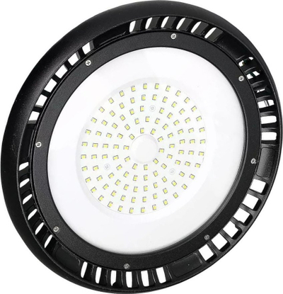 Panel LED i rrumbullakët V-TAC VT-9-101, 100W, dritë e bardhë e ftohtë, i zi