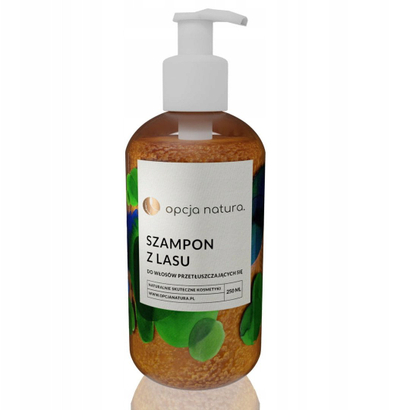 Shampo për flokë të yndyrshëm Opcja Natura From The Forest, vegane, 250 ml
