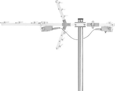 Antena televizive Barczak Duplexa, VHF UHF, DVB T, gri