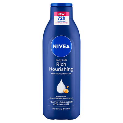 Set për femra Nivea All About Care, qumësht trupi 250 ml + krem për duar 75 ml + krem për lëkurë 30 ml