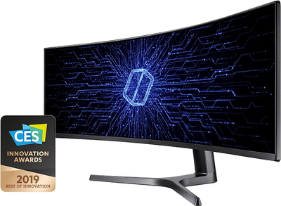Samsung C49RG90SSP - 49" DQHD (5120x1440 at 120Hz), QLED Gaming Monitor - Curved (charcoal black)