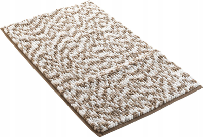 Tapet banjoje Douceur d'intérieur, mikrofiber, 45x75 cm, bezhë