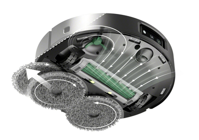 Robot fshesë iRobot Roomba Combo 505 Plus, AutoWash Dock, pastrim dhe larje, i zi