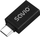 Adapter USB Savio AK-80, USB-A 3.1 në USB-C 3.1, OTG, i zi