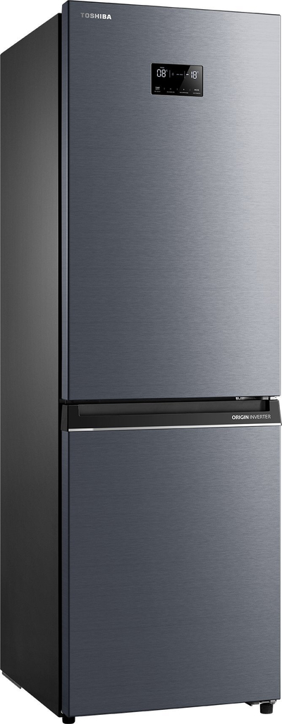 Комбиниран фрижидер Toshiba GR-RB449WE-PMJ06, замрзнувач долу, Alloy Cooling, инокс