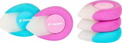Gomë fshirëse Fandy, për laps dhe stilolaps të fshirshëm, e bardhë