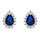 Set vathë dhe varëse Brilio Silver SET226WB