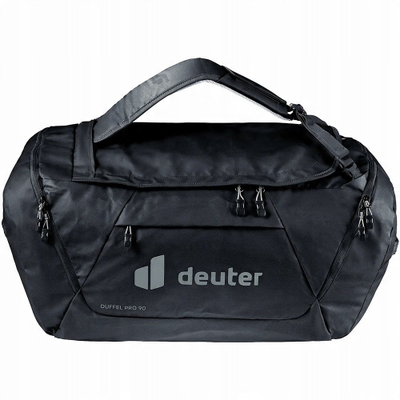 Çantë udhëtimi Deuter Duffel Pro 60, 60L, rezistente ndaj ujit, e zezë