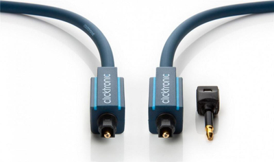 Kabllo audio optike ClickTronic Casual, TOSLINK në TOSLINK, 3 metra, blu