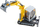 Lodër ekskavator Siku Super Wacker Neuson ET65 3559, model metalik, me zinxhirë, shumëngjyrëshe