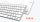 Tastierë Wireless Dual-Mode Meetion C210 (2.4GHz + Bluetooth) për Mac & Windows , White