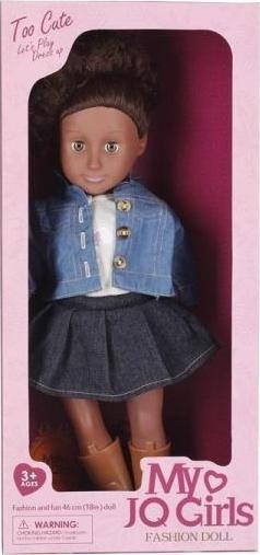 Kukull Mega Creative Doll, 46 cm, flokë kaçurrela, shumëngjyrëshe