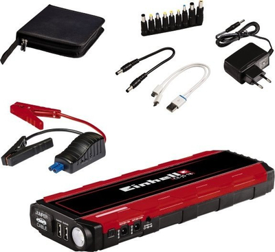 Startues automjeti dhe power bank Einhell CE-JS 18, 18000 mAh, 2x USB, i zi e kuq