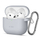 Kapak silikoni Tech-Protect për Apple AirPods 4, me karabinë, gri