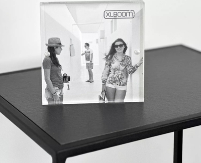 Letër fotografike Canon PP-201 Photo Cube, 13x13 cm, 40 fletë, me kornizë fotoje, jeshile