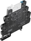 Индустриско реле Weidmuller TRS 24VDC 1CO, 1P 6A, 24V DC, зелено