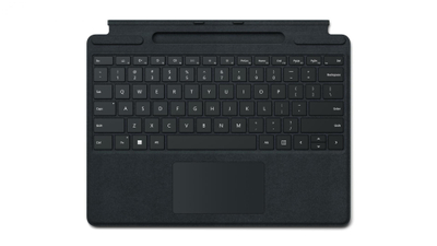 Tastierë Microsoft Surface Type Cover Alcantara, për Surface Pro 8 X 9, mbështetje për Slim Pen, gri