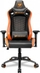 Karrige gaming Cougar Outrider S, eco-lëkurë, mbështetëse krahësh që rregullohen, e zezë portokalli
