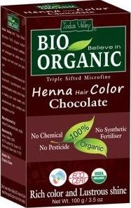 Bojë flokësh Indus Valley Bio Organic Henna, ngjyra çokollatë