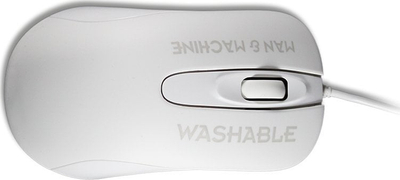 Mi kompjuterik Man and Machine Cool Mouse, me kabllo, USB, i bardhë