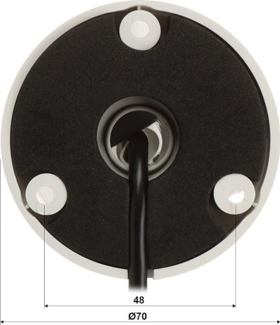 Kamerë sigurie APTI H50PC21 28W, 5Mpx, 2.8mm, IP66, e bardhë
