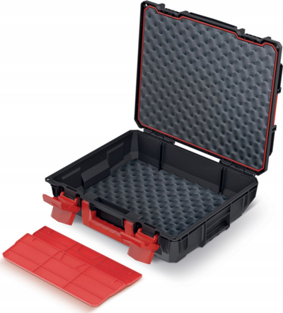 Kuti veglash Tool Case C BLOCK, 45 x 38 x 13.5 cm, plastike, e zezë