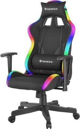 Tavolinë gaming Genesis Holm 300 RGB, 120 cm, e zezë