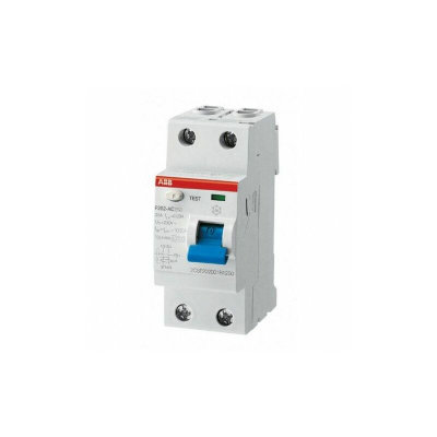 Çelës diferencial ABB FH20225, 2P, 25A 30mA AC, gri