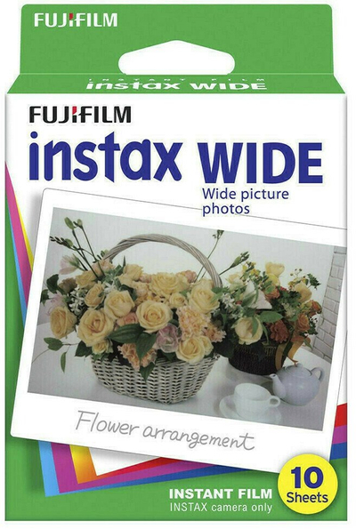 Film fotografik Fujifilm Instax Wide, ISO 800, pako 10 copë