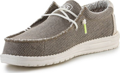 Këpucë për ditën Hey Dude Wally Braided, slip-on, tekstil, Fossil