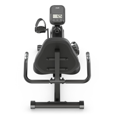 Biçikletë recumbent VirtuFit RB 1.0, me ekran, me rezistencë që e rregullon vetë, ngjyrë e zezë