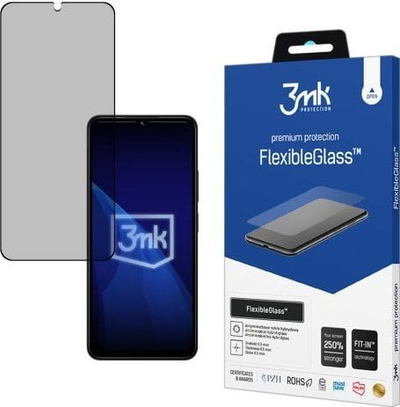 Xham mbrojtës 3MK FlexibleGlass për Xiaomi Redmi 14C POCO C75, hibrid, 3D, i tejdukshëm