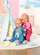 Kostum për kukull Baby Born Romper, 43cm, rozë