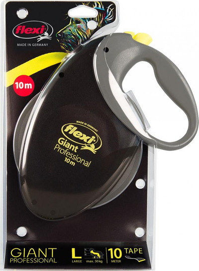 Rrip për kafshë Flexi Giant Professional, L, 10m, i zi