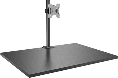 Mbajtëse monitori Lindy Single Display Short Bracket, 17\"-28\", me kllapë tavoline, e zezë