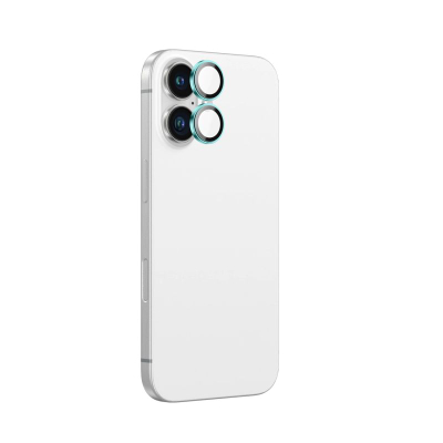 Mbrojtës kamerë Amazingthing AR Aluminum për iPhone 16 dhe 16 Plus, xham 9H, jeshil