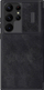 Futrollë Nillkin Qin Book Pro për Samsung Galaxy S23 Ultra, me kapak që rrëshqet te kamera, lëkurë PU, e zezë