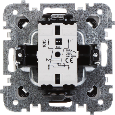 Прекинувач меѓупрекинувач Elektro-Plast Santra 4115-10 EPN, 250V, 10A, бел