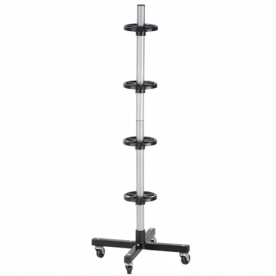 Stativ për goma GEKO G02140, me rrota, metal, i zi