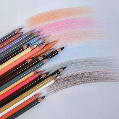 Set lapsash me ngjyra H&amp;B Colored Pencils Portrait, bërthamë e butë 4mm, 24 ngjyra, kuti metalike