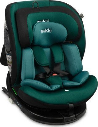 Авто седиште Coccolle Mokki i-Size Emerald, 40-150 cm, вртење 360°, зелено