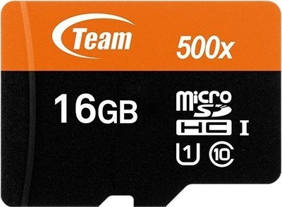 Kartë memorje Team microSDHC, 16GB, UHS-I, e zezë