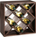 Raft vere Kesper Wine Bottle Shelving System 69244, 16 shishe, dru, kafe natyrale