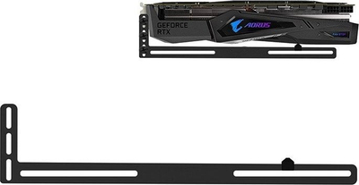 Држач за графичка картичка 1stCOOL GPU Holder, алуминиум, црн