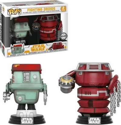 Figurina Funko Pop Star Wars Solo Fighting Droids, set me 2 copa, për koleksion